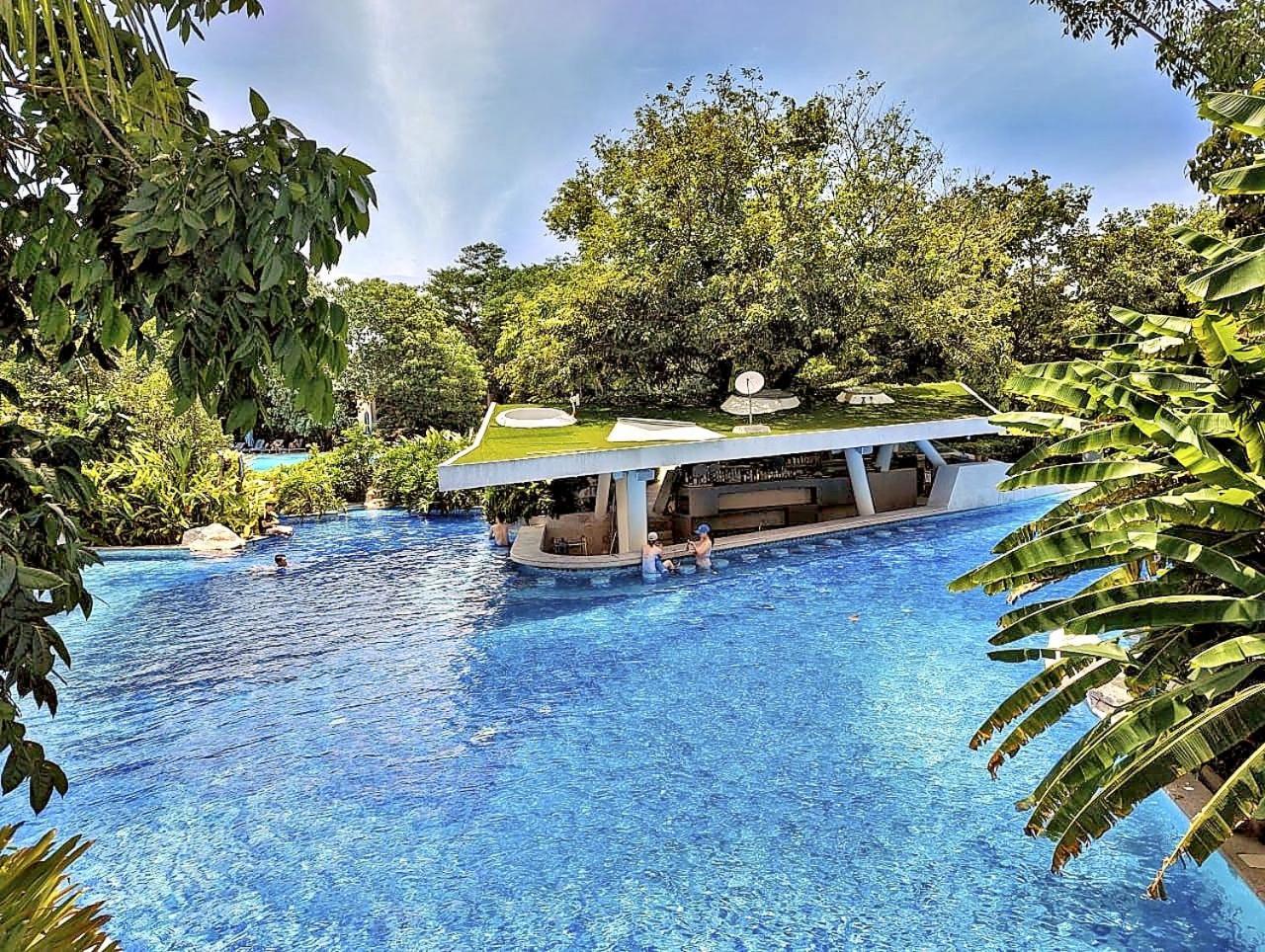Dominiks Stylish Resort Gem Ocean View Pool Queen Bed At Tambuli 8 Floor Fast Wifi 麦克坦 外观 照片