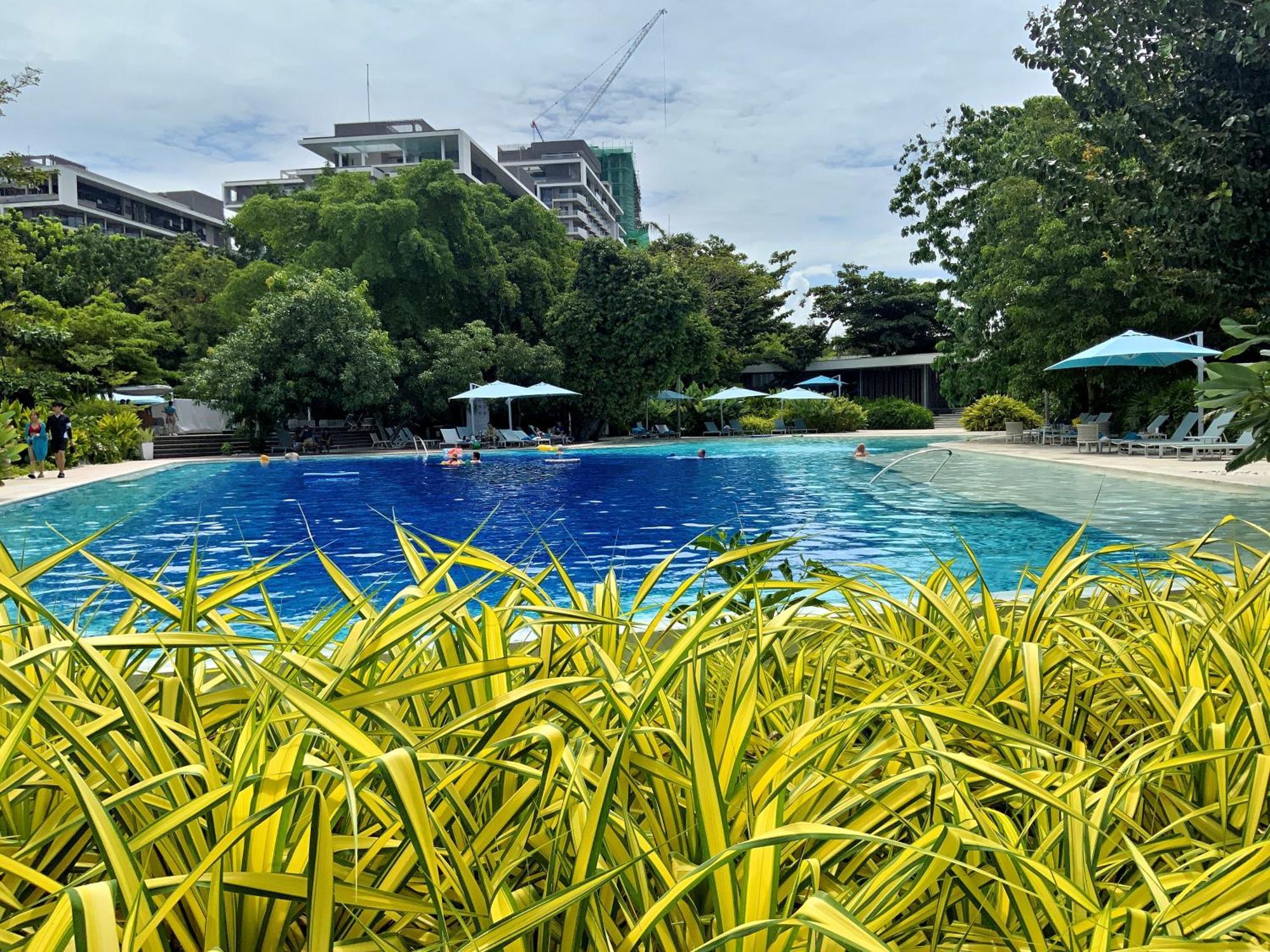 Dominiks Stylish Resort Gem Ocean View Pool Queen Bed At Tambuli 8 Floor Fast Wifi 麦克坦 外观 照片
