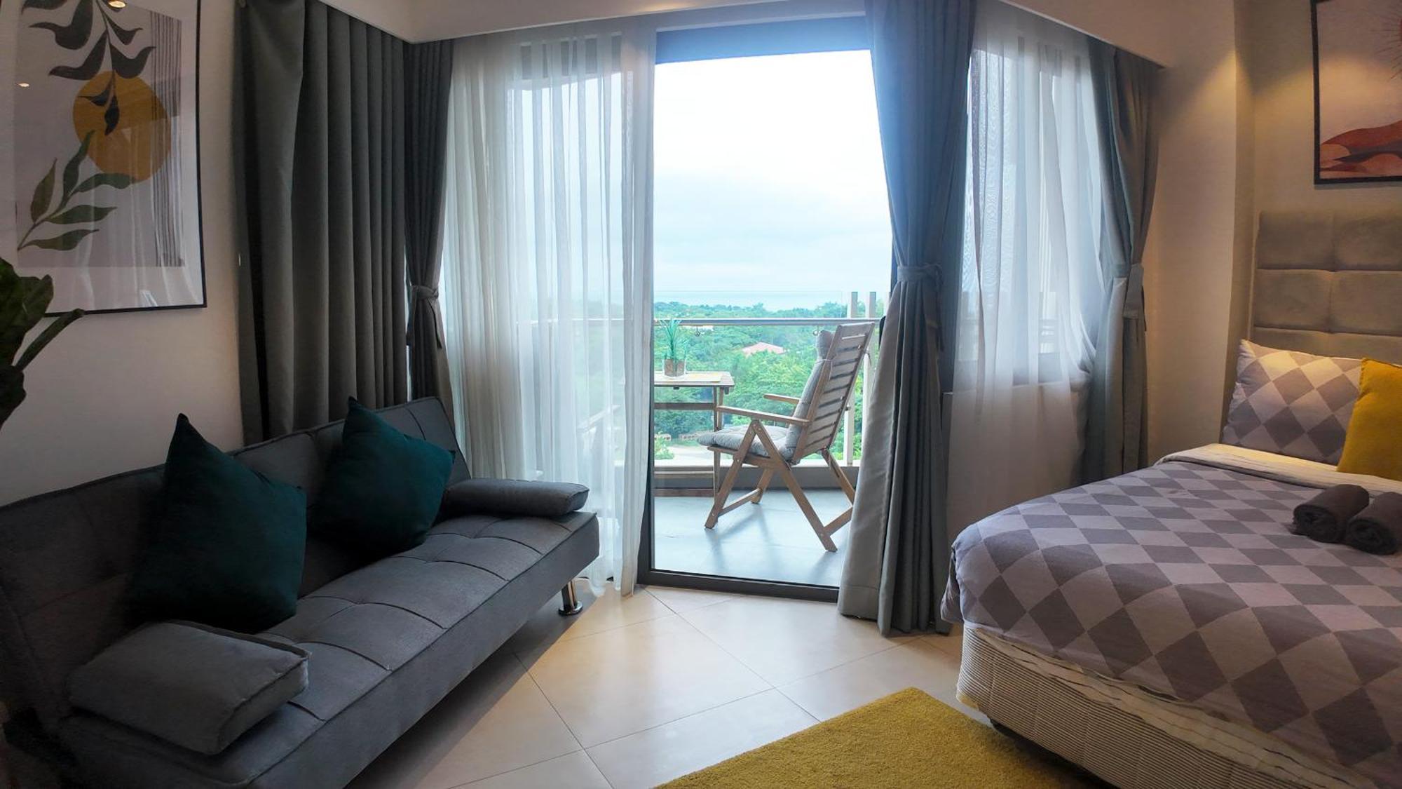 Dominiks Stylish Resort Gem Ocean View Pool Queen Bed At Tambuli 8 Floor Fast Wifi 麦克坦 外观 照片